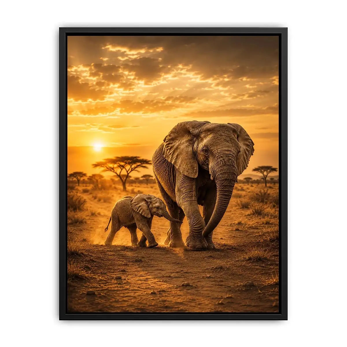 Baby Elephant Canvas Print