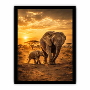 Baby Elephant Canvas Print