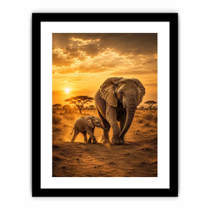 Baby Elephant Canvas Print