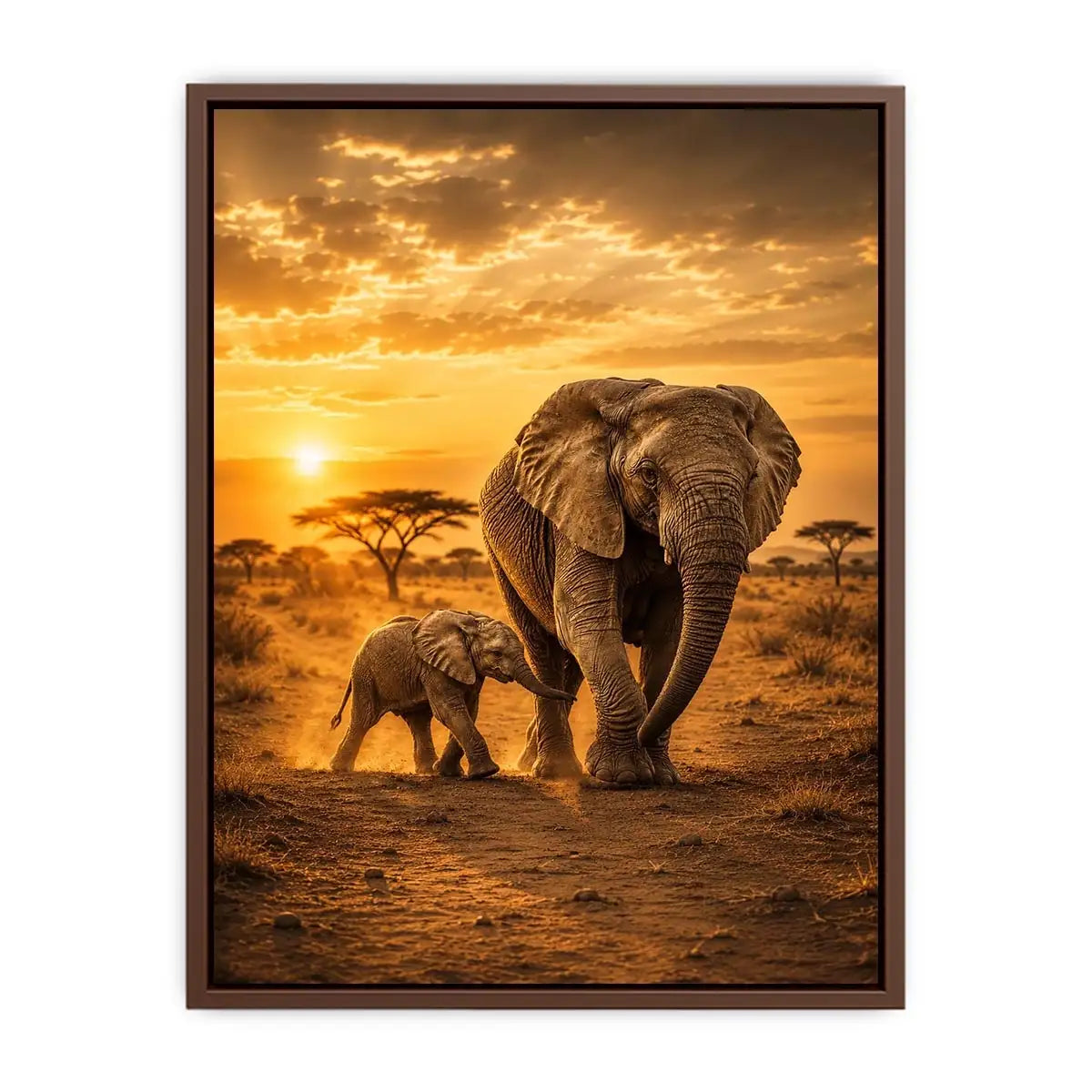 Baby Elephant Canvas Print