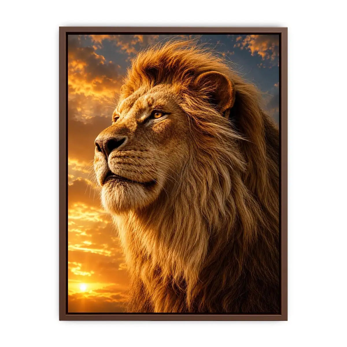 Lion King Poster Canvas Print