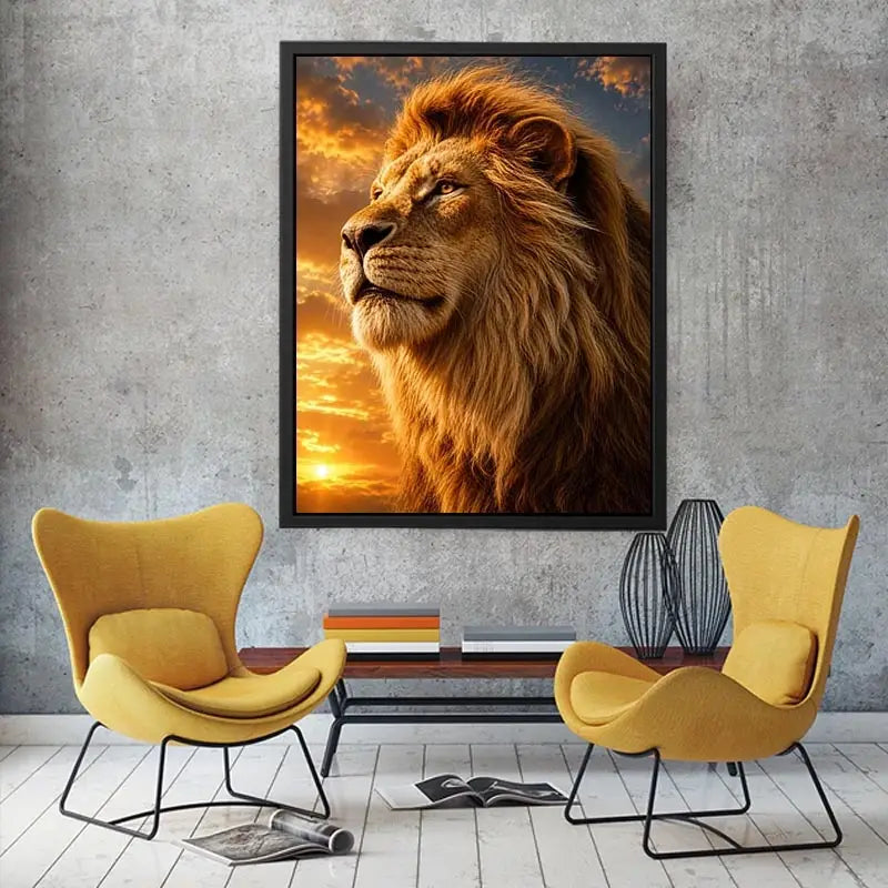 Lion King Poster Canvas Print
