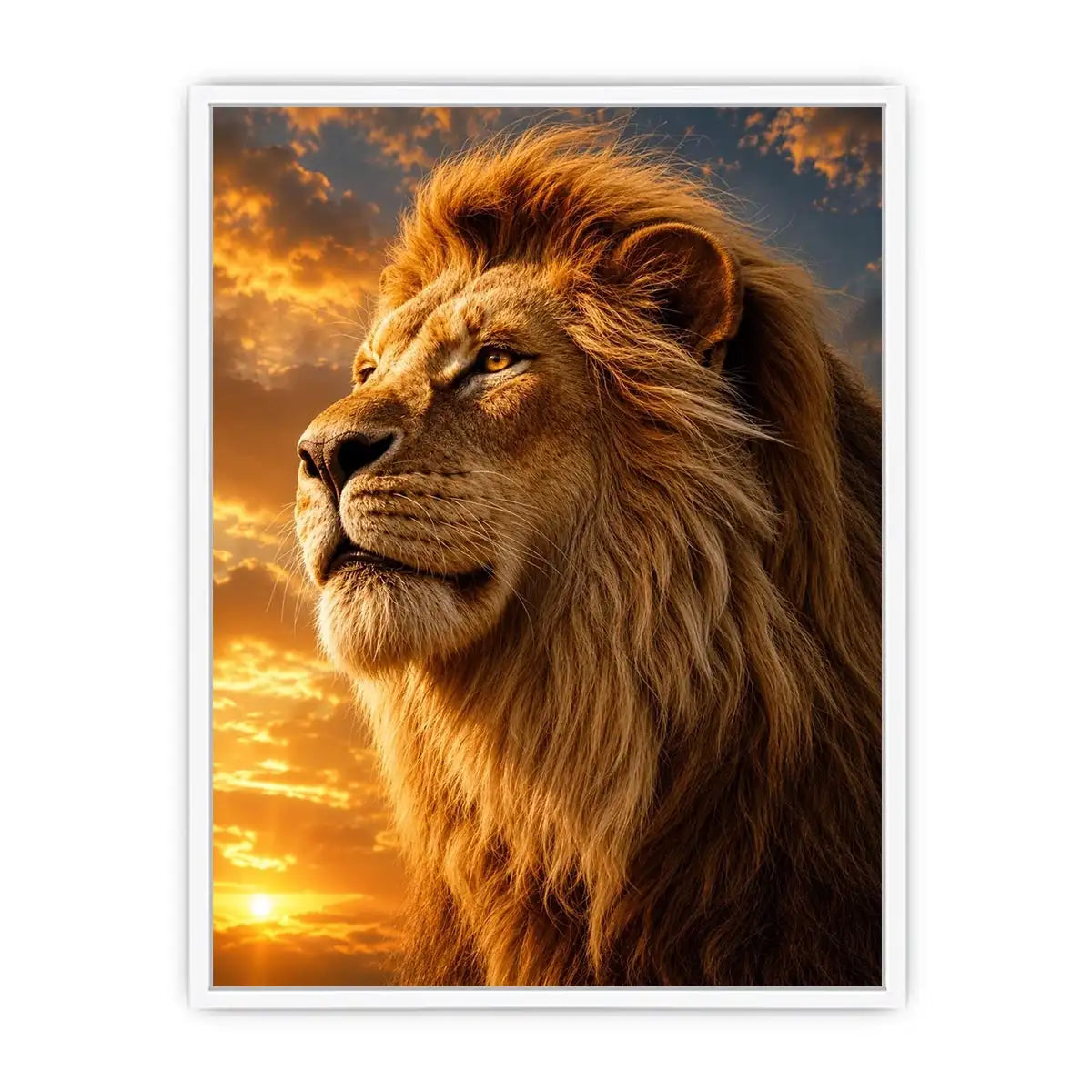 Lion King Poster Canvas Print