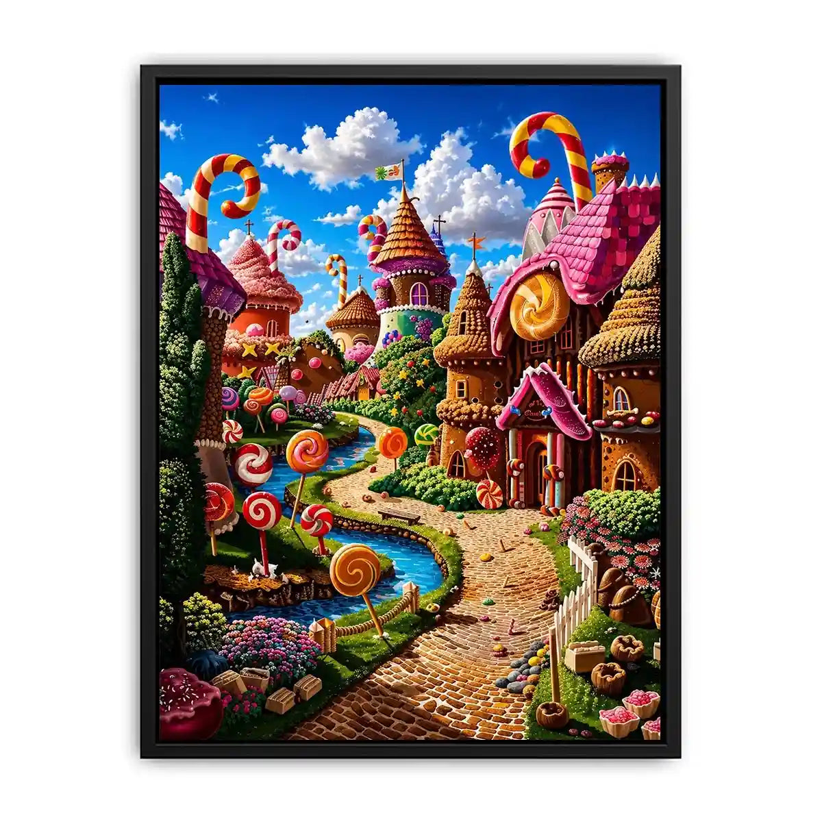 Cheerfull kids Canvas Print