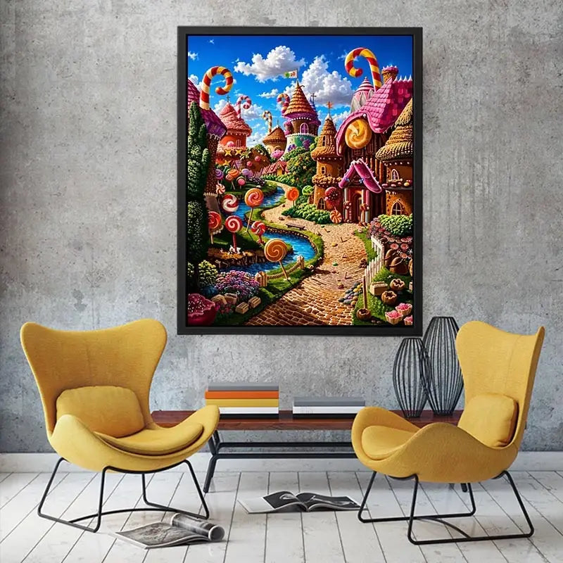 Cheerfull kids Canvas Print