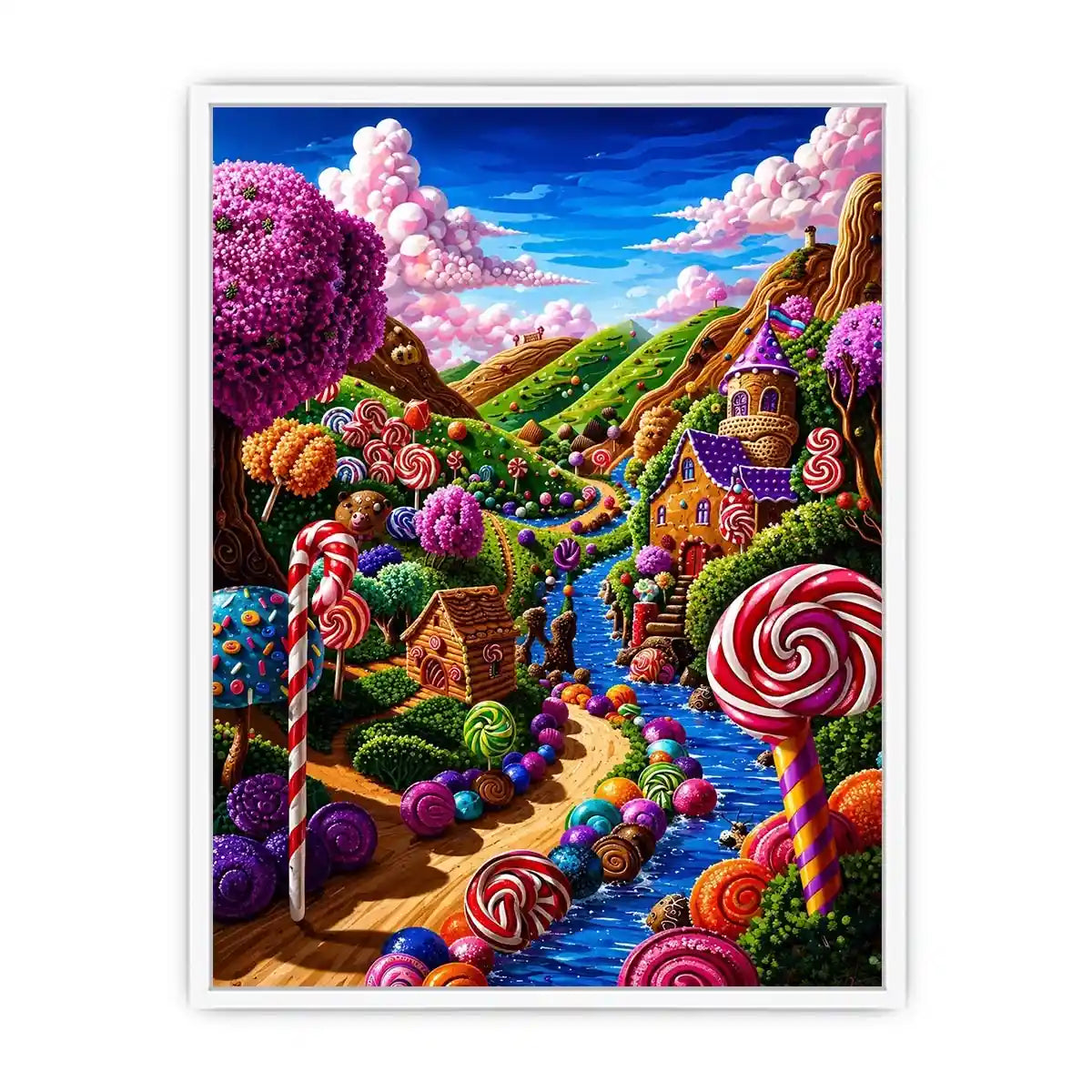 Cheerfull Candy kids Canvas Print