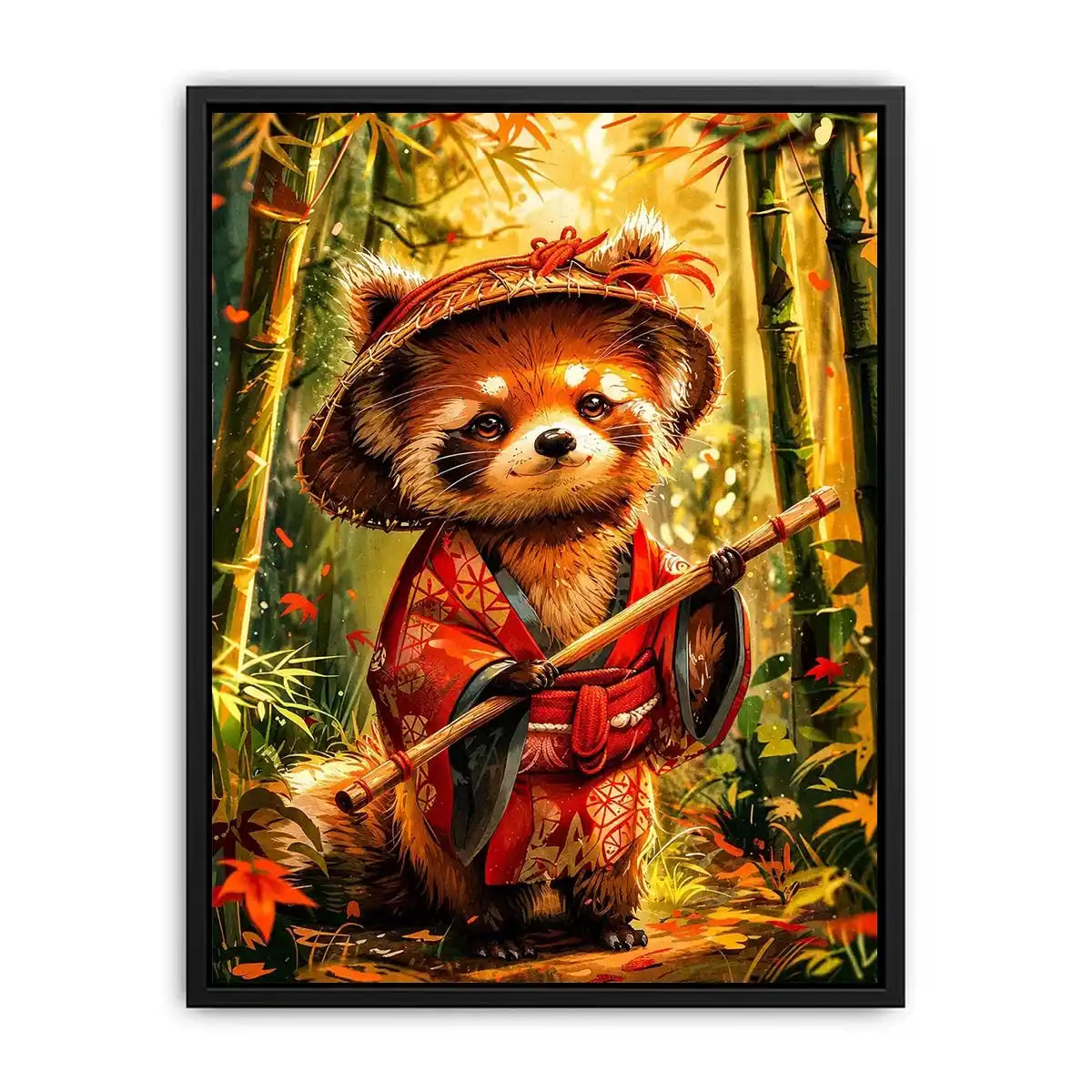 Tanuki Dog Canvas Print