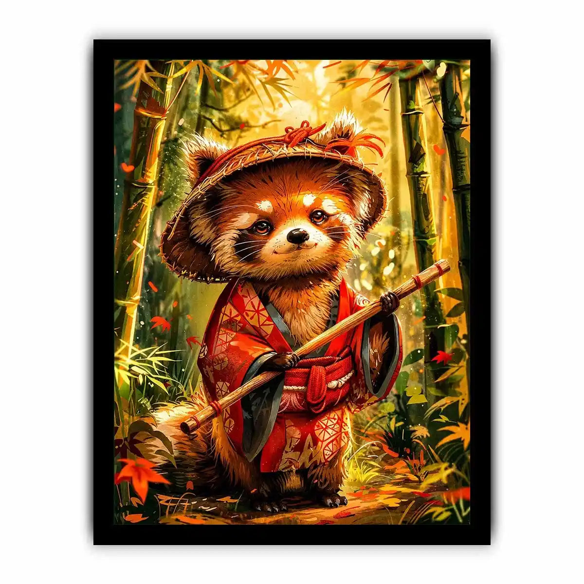 Tanuki Dog Canvas Print