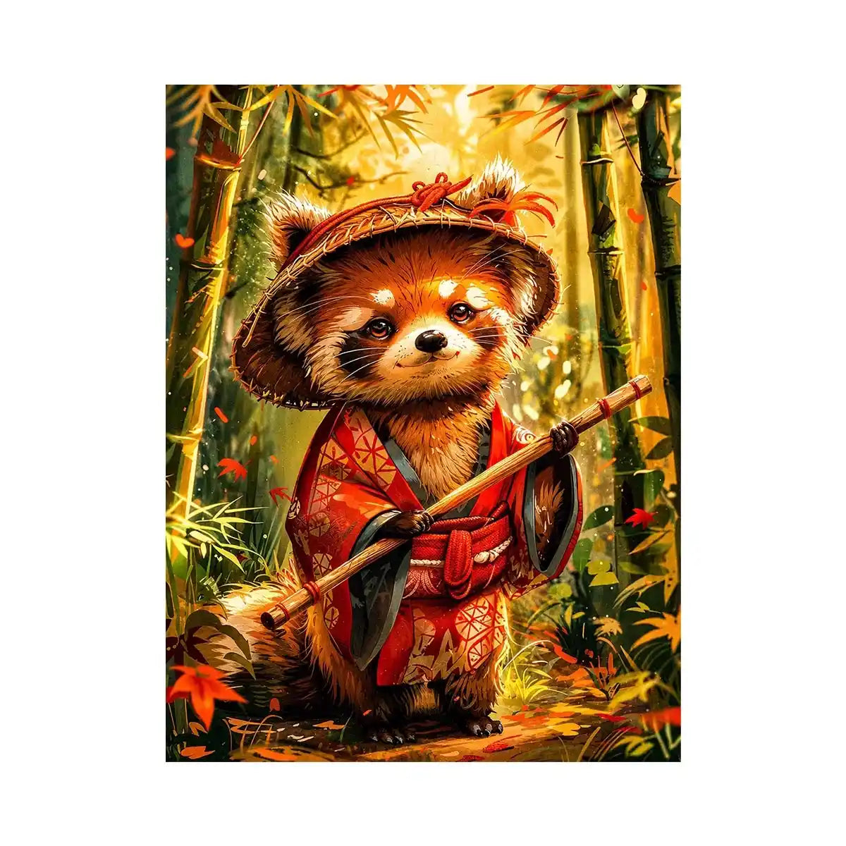 Tanuki Dog Canvas Print