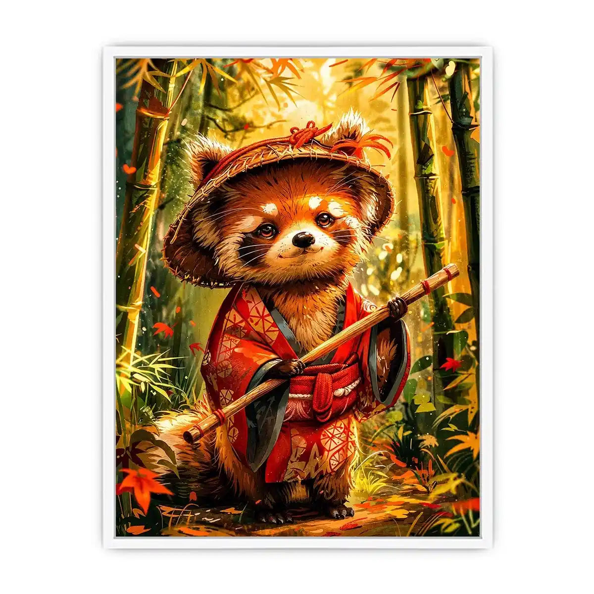 Tanuki Dog Canvas Print