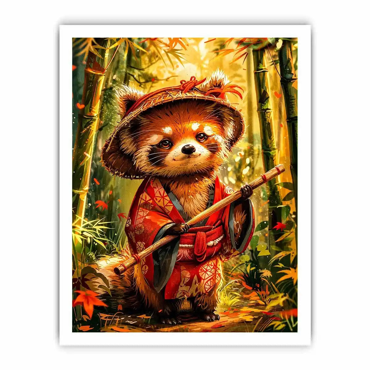 Tanuki Dog Canvas Print