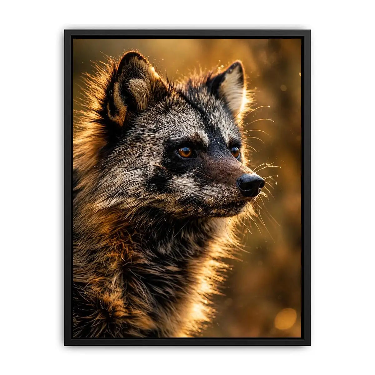 Racoon Dog Canvas Print