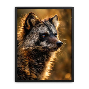 Racoon Dog Canvas Print