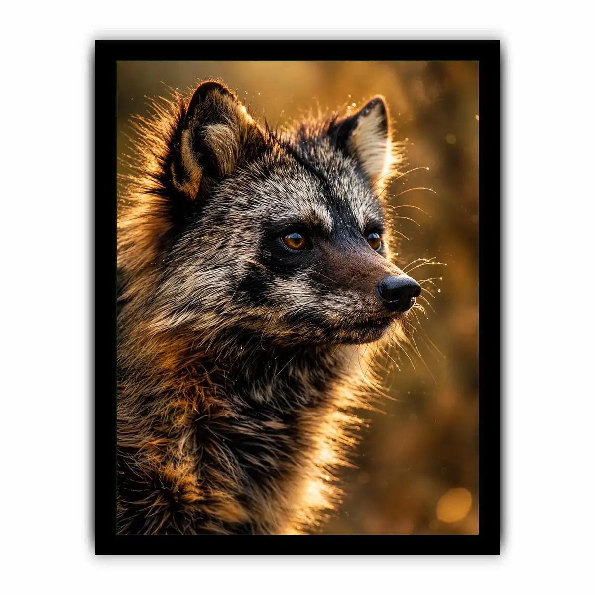 Racoon Dog Canvas Print