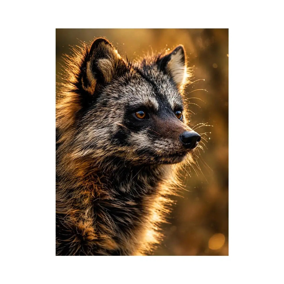 Racoon Dog Canvas Print