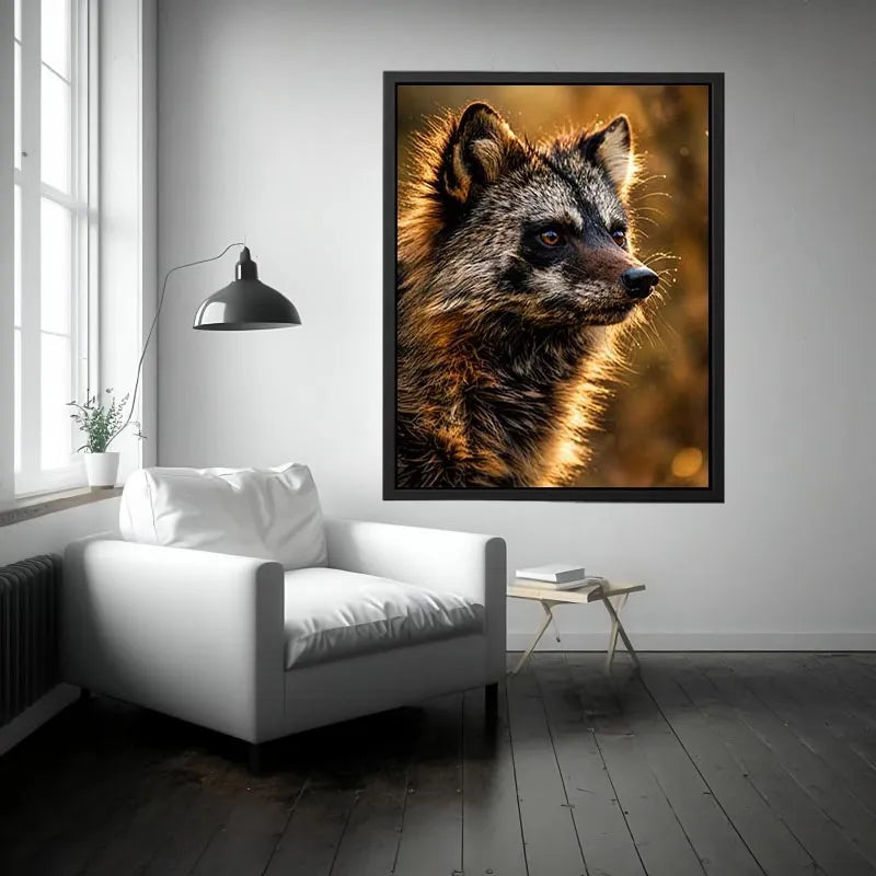 Racoon Dog Canvas Print
