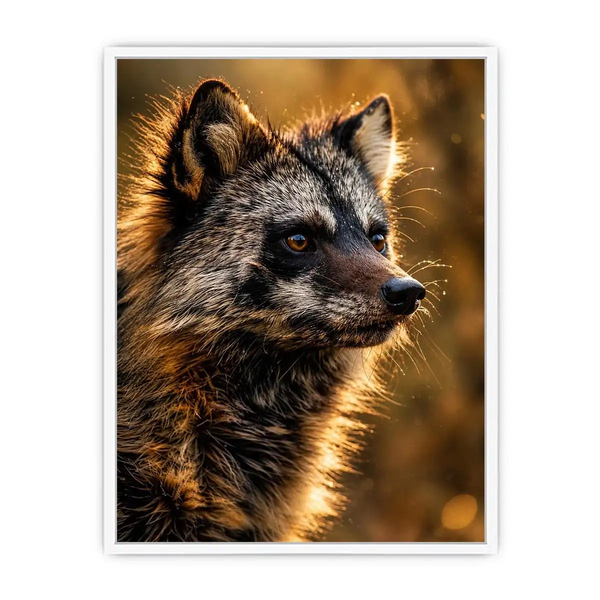 Racoon Dog Canvas Print