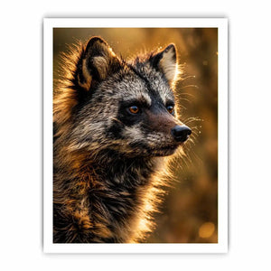 Racoon Dog Canvas Print