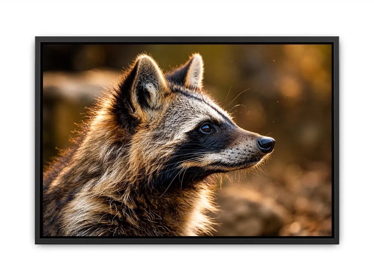 Racoon Dog Canvas Print