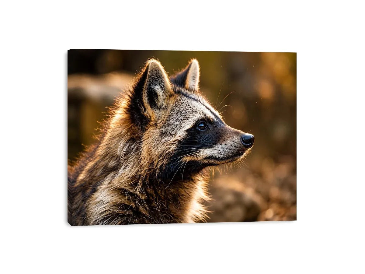 Racoon Dog Canvas Print
