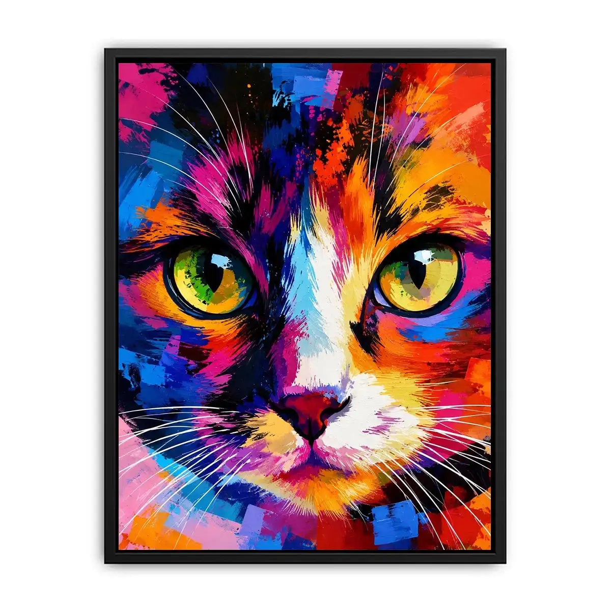 Cat Pop Art Canvas Print