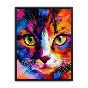 Cat Pop Art Canvas Print