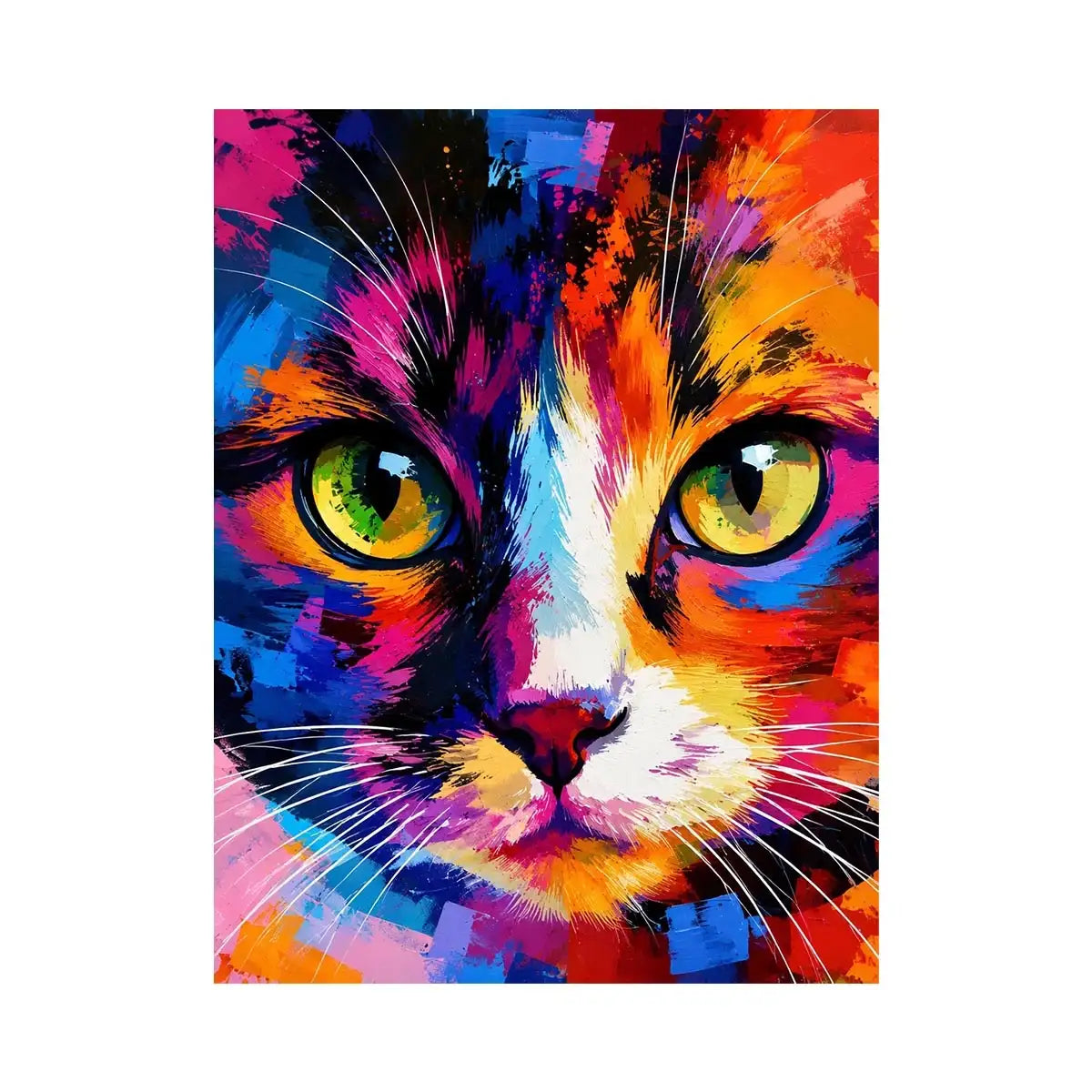 Cat Pop Art Canvas Print