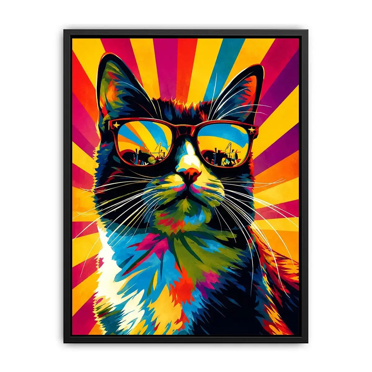 Cat Pop Canvas Print