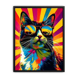 Cat Pop Canvas Print