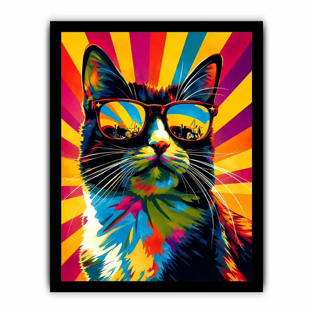 Cat Pop Canvas Print