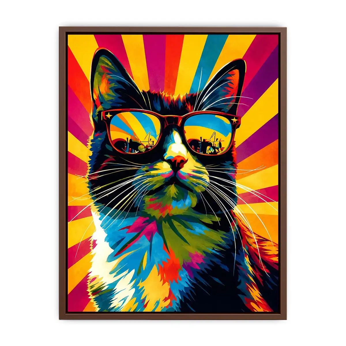 Cat Pop Canvas Print