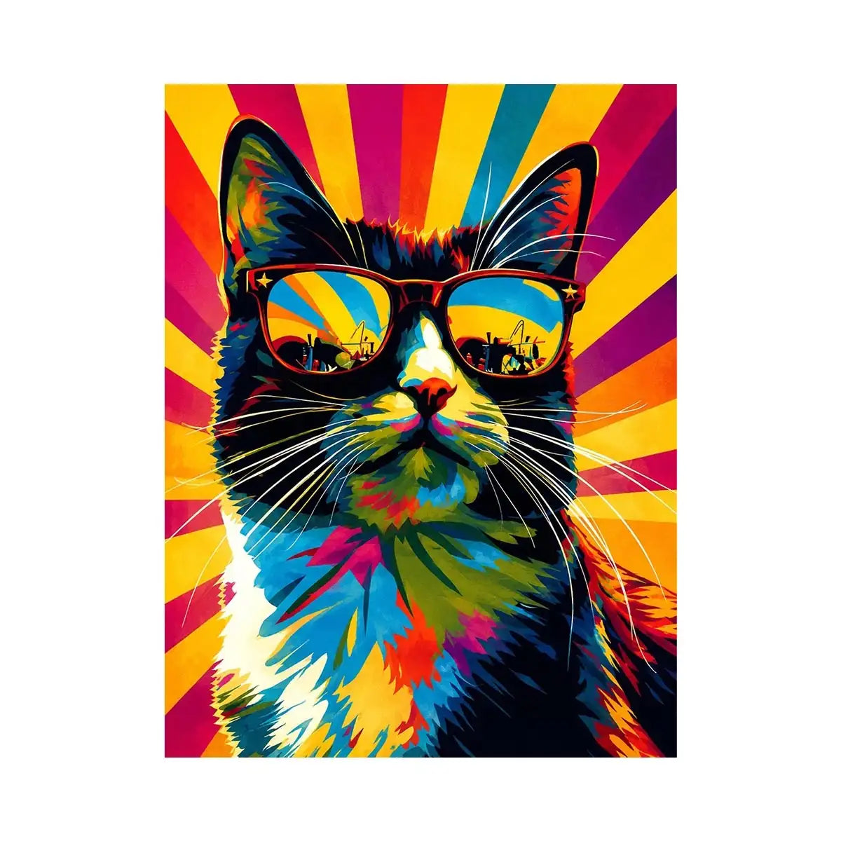 Cat Pop Canvas Print