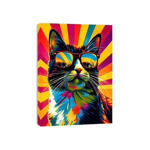 Cat Pop Canvas Print