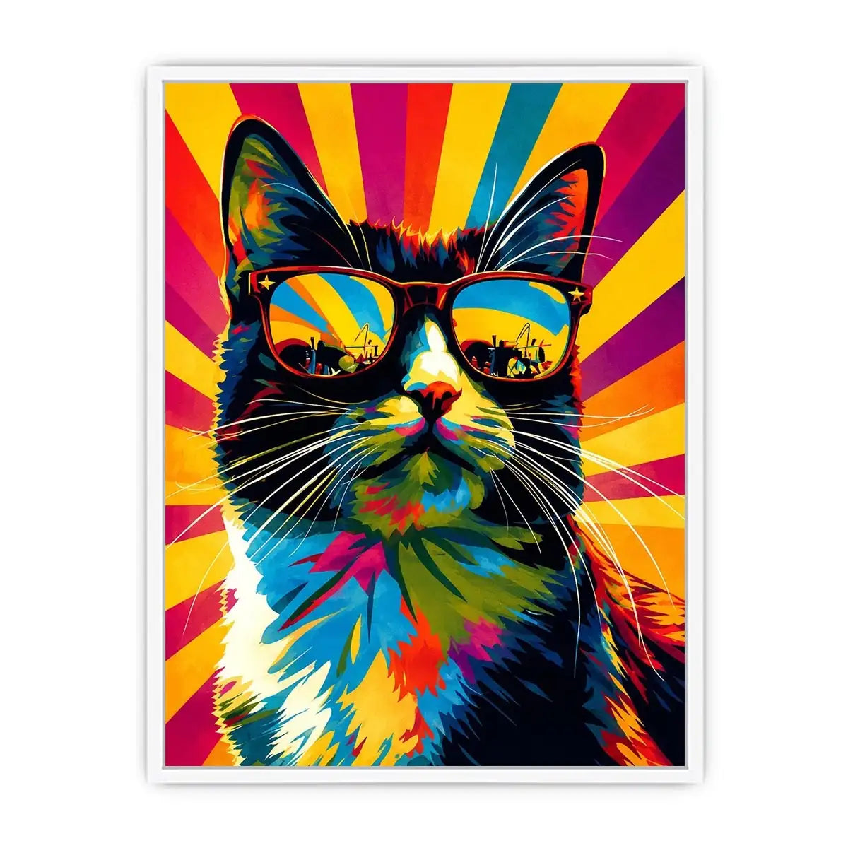 Cat Pop Canvas Print