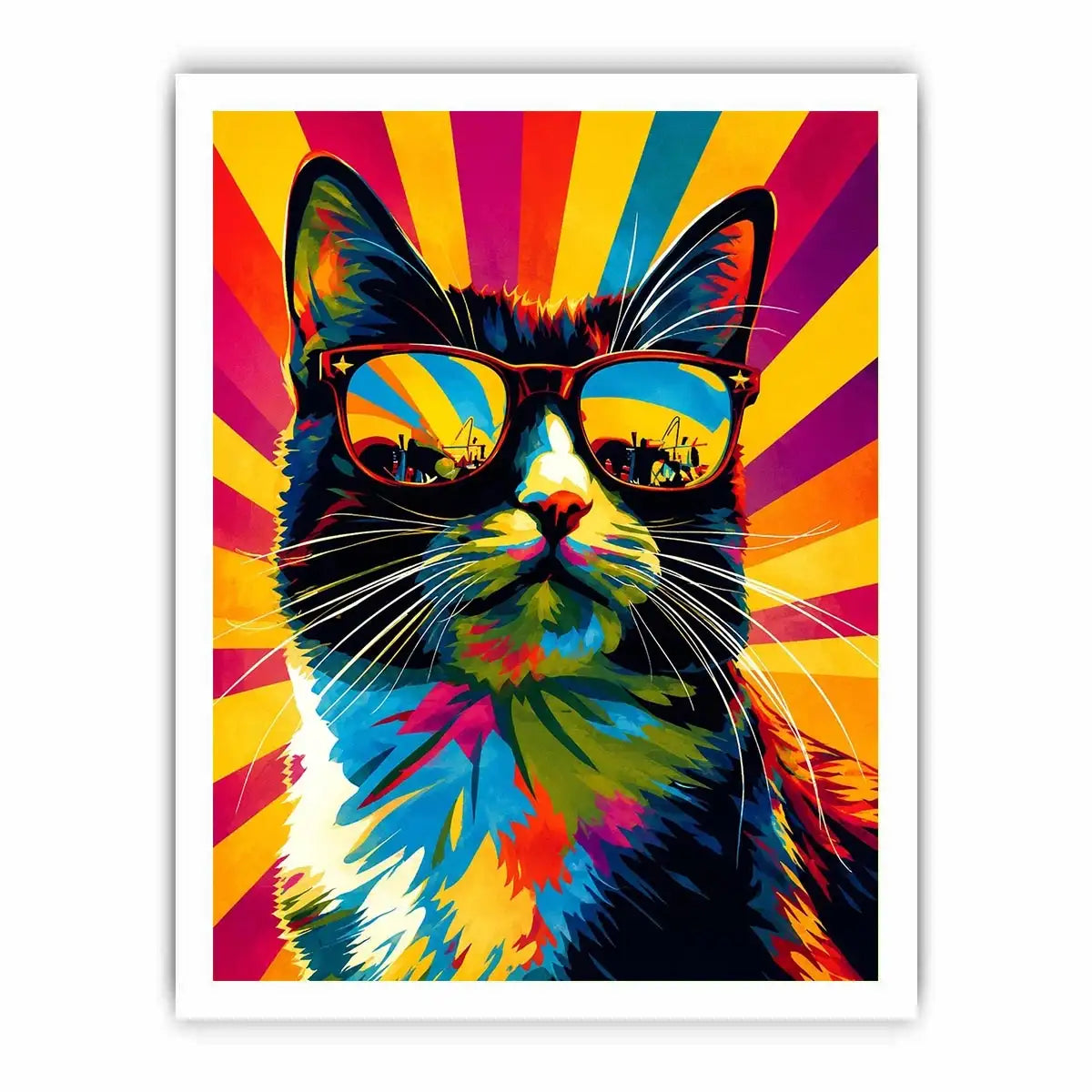 Cat Pop Canvas Print