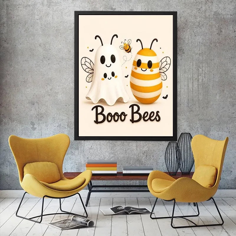 Boo Bees Canvas Print