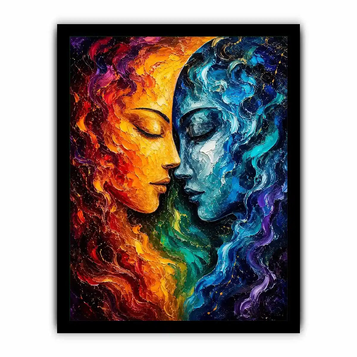 Twin Flame Canvas Print