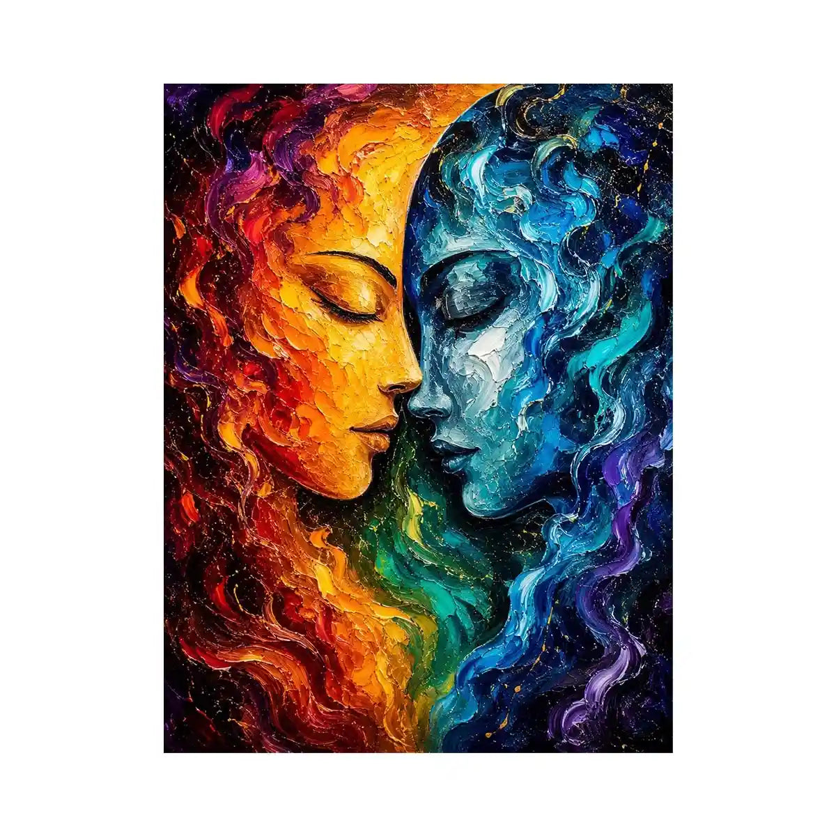 Twin Flame Canvas Print