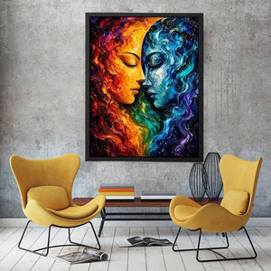 Twin Flame Canvas Print