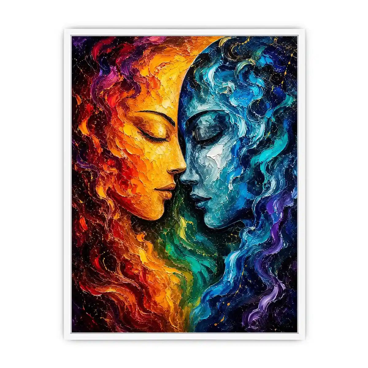 Twin Flame Canvas Print