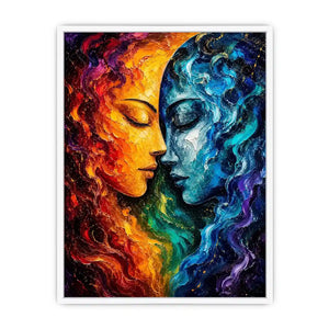 Twin Flame Canvas Print