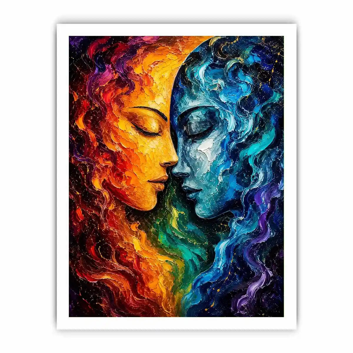 Twin Flame Canvas Print