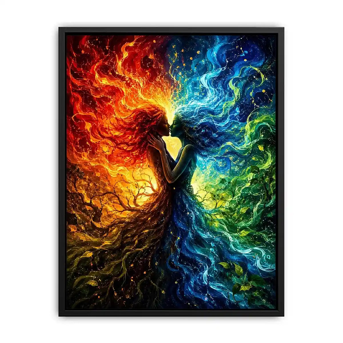 Fire Kiss Canvas Print
