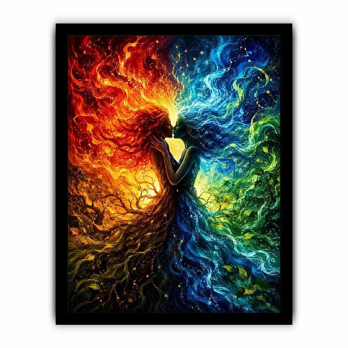 Fire Kiss Canvas Print
