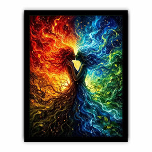 Fire Kiss Canvas Print