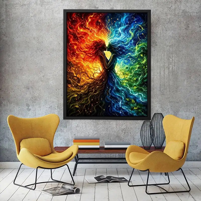 Fire Kiss Canvas Print