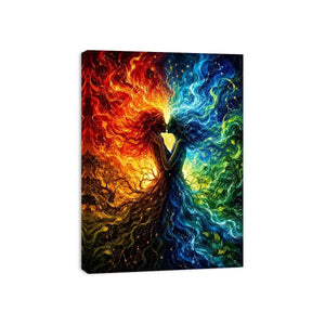 Fire Kiss Canvas Print