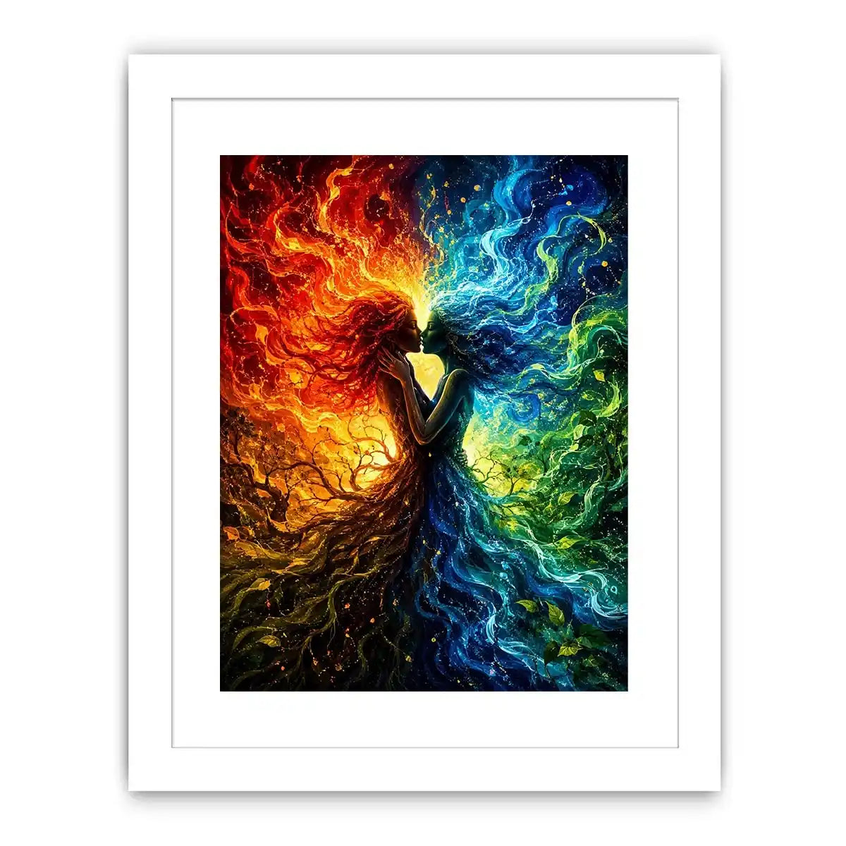 Fire Kiss Canvas Print