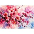 Pink Cherry Blossoms Canvas Print