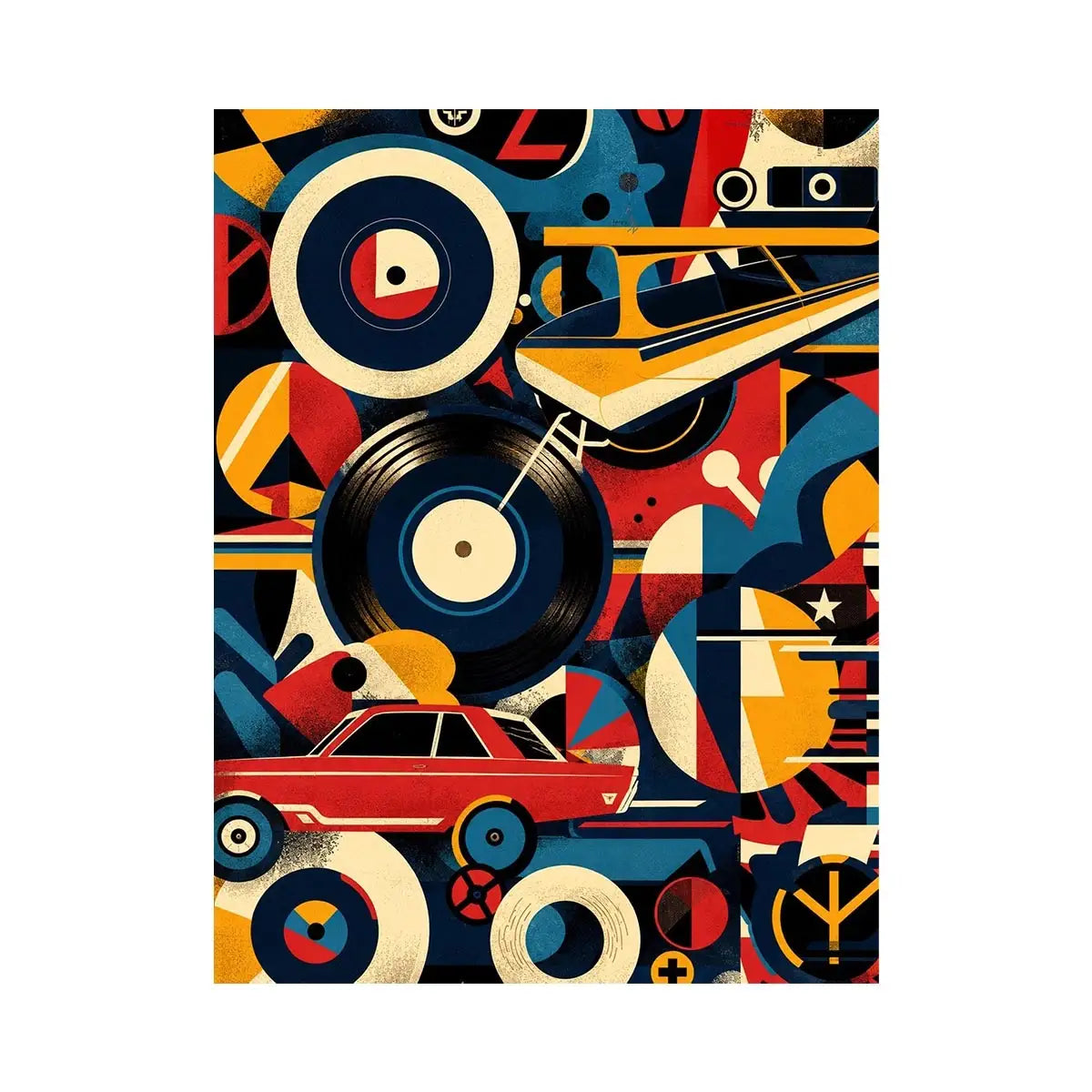 Composition Canvas Print